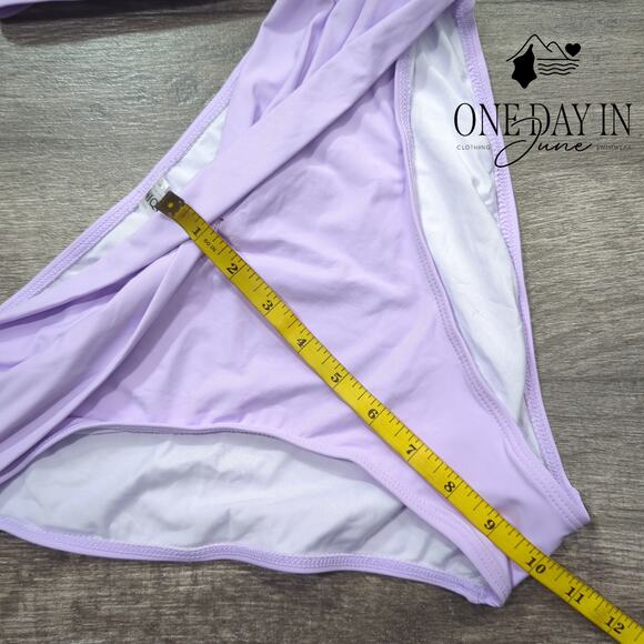 Yonique Halter High Waist Bikini Swimsuit Size L - Picture 5 of 6